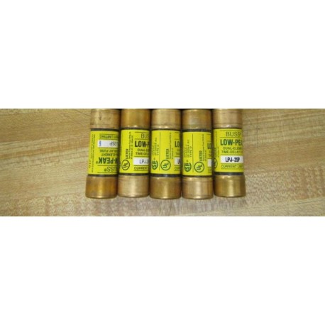 Buss LPJ-2SP Bussmann Fuse Cross Ref 4XF25 (Pack of 5) - New No Box