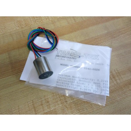 Trans-Tek 0240-0026 Transducer Displacement 02400026