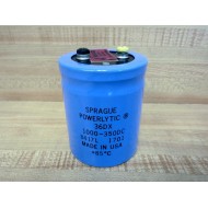 Sprague 36DX-1000-350DC Powerlytic Capacitor 1000-350DC - New No Box