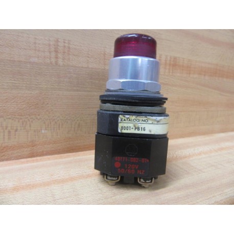 Allen Bradley 800T-PB16R Push Button Red - Used