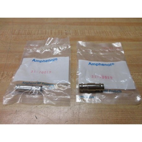 Amphenol 31-70019 Coaxial Adapter 3170019 (Pack of 2)