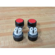 ABB MP1-10R Red Button 1SFA6111R1001 (Pack of 4) - New No Box