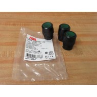 ABB KP1-11G Green Button 1SFA 616100R1102 (Pack of 3)