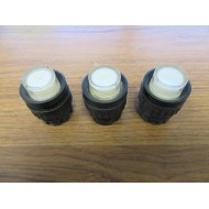 ABB 1SFA616102R1105 White Button MP3-11W (Pack of 3) - Used