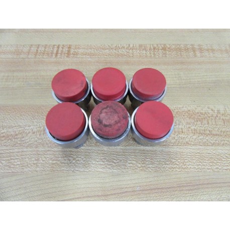 Telemecanique ZB2-BL4 Red Button ZB2BL4 (Pack of 6) - Used