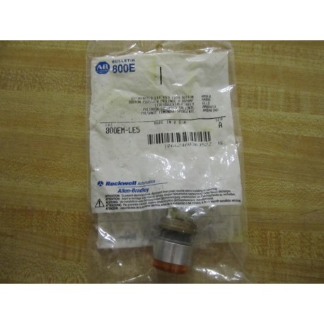 Allen Bradley 800EM-LE5 Amber Button 800EMLE5 (Pack of 3)