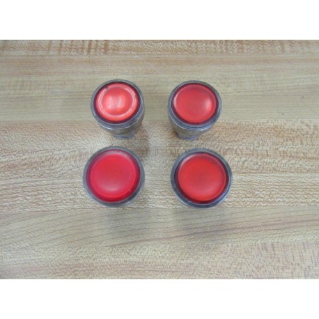 Telemecanique ZB4-BW343 Red Button 35383 ZB4BW343 (Pack of 4) - Used