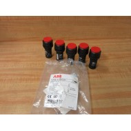 ABB CP3-10R-11 Red Extended Button 1SFA619102R1071 (Pack of 5)