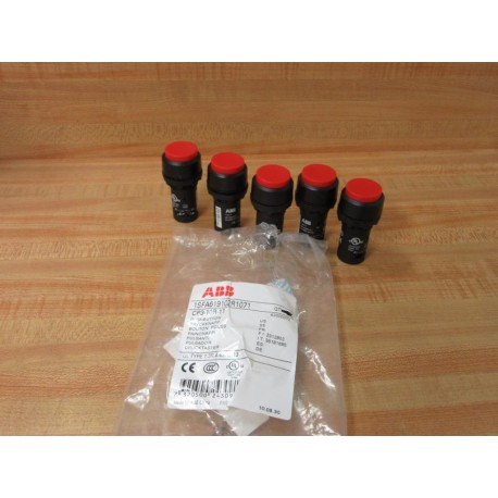 ABB CP3-10R-11 Red Extended Button 1SFA619102R1071 (Pack of 5)