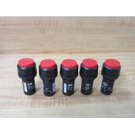 ABB CP3-10R-11 Red Extended Button 1SFA619102R1071 (Pack of 5) - New No Box