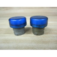 Telemecanique ZB2-BV061 Blue Button ZB2BV061 25281 (Pack of 2) - Used