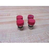 Allen Bradley 800MR-N26 Red Button 800MRN26 (Pack of 4) - Used