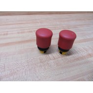 Moeller M22-PV Red Emergency Stop Button M22PV (Pack of 2) - Used