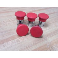 Telemecanique ZB4BC4 Schneider Red Button (Pack of 5) - Used