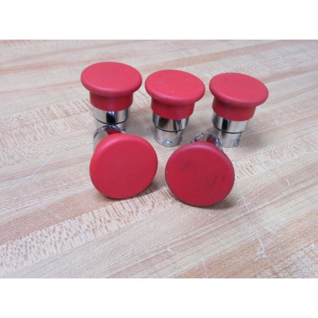 Telemecanique ZB4BC4 Schneider Red Button (Pack of 5) - Used