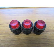 ABB 1SFA616102R1101 Red Button KP3-11R (Pack of 3) - Used