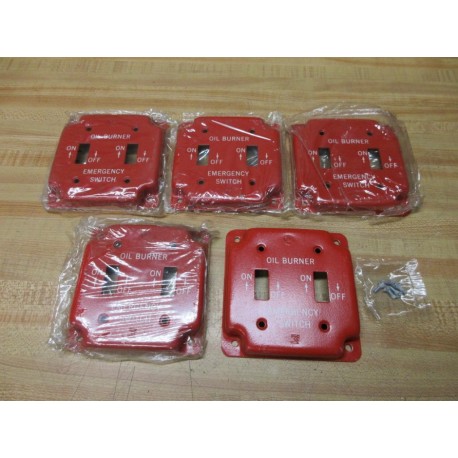 Mulberry 41009 Oil Burner Emergency Switch Cover (Pack of 5) - New No Box