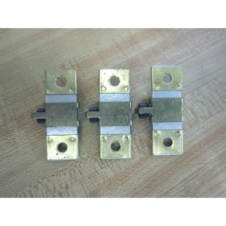 Square D B3.7 Overload Relay Heater Element B3.70 (Pack of 3) - Used