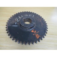 Tsubaki 60B45F-2 Sprocket 60B45F2 - Used