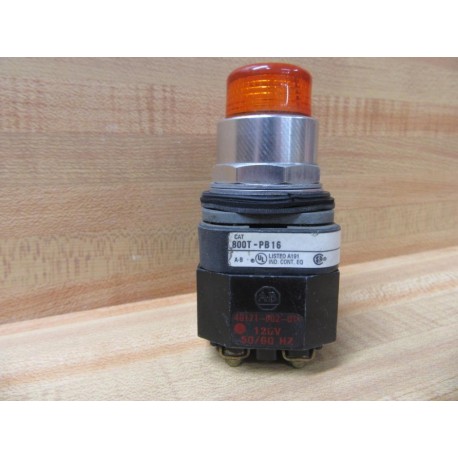Allen Bradley 800T-PB16A Amber Button - Used