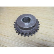 Kana 50-2B-24 Double Roller Chain Sprocket 502B24 - Used