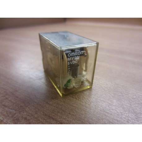 Omron MY2N-5VDC Relay MY2N5VDC - Used
