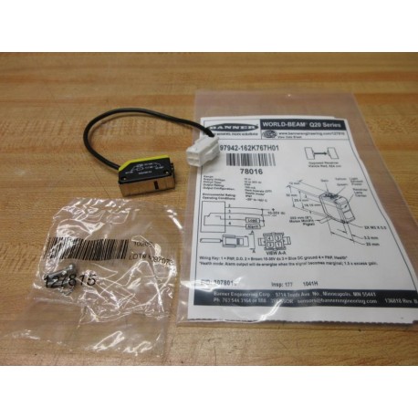Banner 97942-162K767H01 Photoelectric Sensor 97942162K767H01