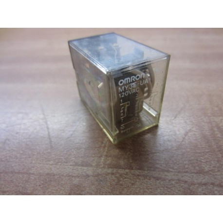Omron MY3E-UA-120VAC Relay MY3EUA120VAC - New No Box