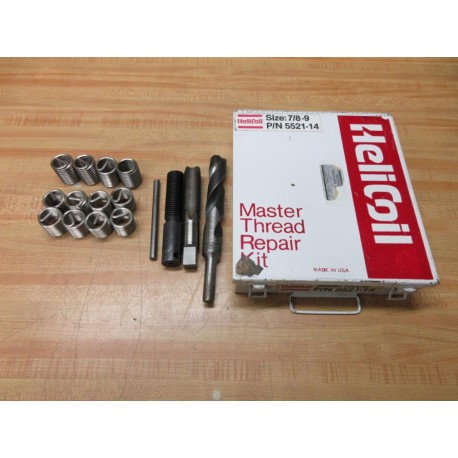 HeliCoil 5521-14 Master Thread Repair Kit 552114 - Used