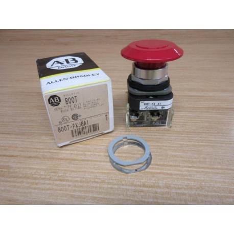 Allen Bradley 800TC-FXJ6A1 Push Button Ser. T