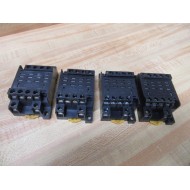 Omron PTF14A-E Relay Socket PTF14AE (Pack of 4) - New No Box