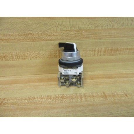 Allen Bradley 800T-H17 Selector Switch 800TH17 wLever Knob - New No Box