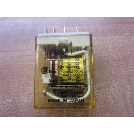 IDEC RHIB-U-AC24V Relay RH1B-U-AC24V Tested - New No Box