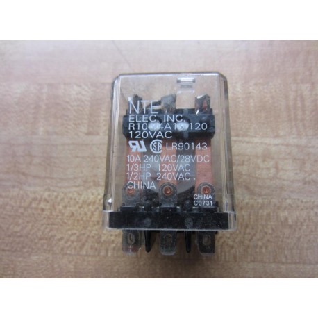 NTE R10-14A10-120 Relay R1014A10120 - Used