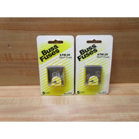 Buss ATM-25 Bussmann Automotive Fuse Cross Ref 1BZ45 (Pack of 10)