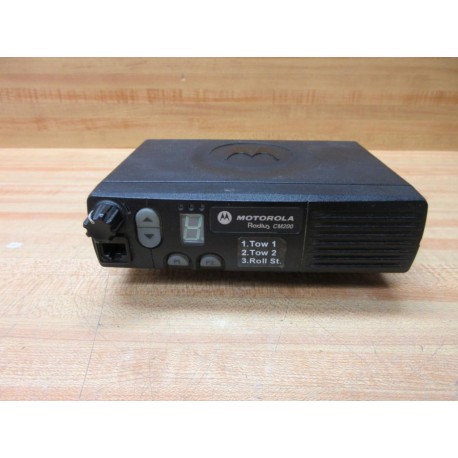Motorola AAM50KNC9AA1AN Radius Mobile 2-Way Radio CM200 - Used