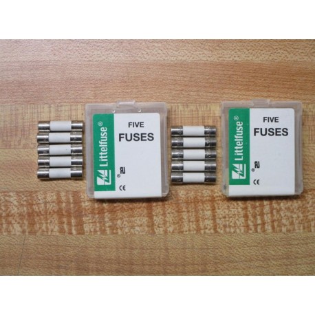 Littelfuse T5A-215 Fuse T5AH250V, 0215005 White (Pack of 10)