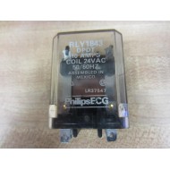 Phillips RLY1843 24VAC Relay DPDT - New No Box