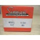 Simpson 1227 0-100 DC MA Panel Meter