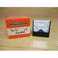 Simpson 1227 0-500 DC MA Panel Meter