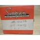 Simpson 1227C 0-1 DC AMPS Panel Meter