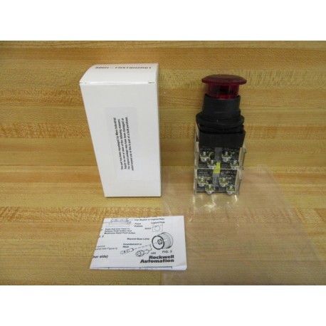 Allen Bradley 800H-FRXTQH2RG1 Push Pull Switch