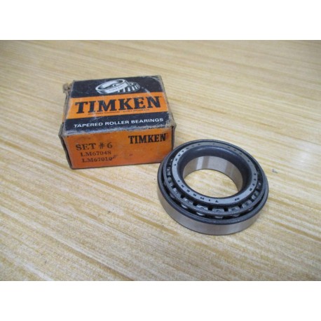 Timken LM67048 Cone Bearing W Cup LM67010