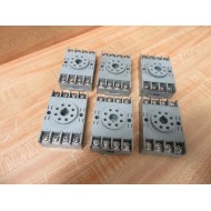 IDEC SR2P-06 Socket Relay SR2P06 (Pack of 6) - Used