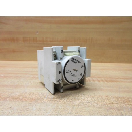 Sprecher + Schuh CZE3-30S Timer CZE3-11-0.3-30S - Used