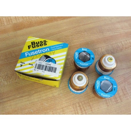 Buss T-1 Bussmann Fuse Cross Ref 1CZ46 (Pack of 4)