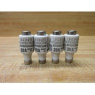 Lindner 20A-500V-GL Bogenschutz Fuse GL-20A (Pack of 4) - New No Box