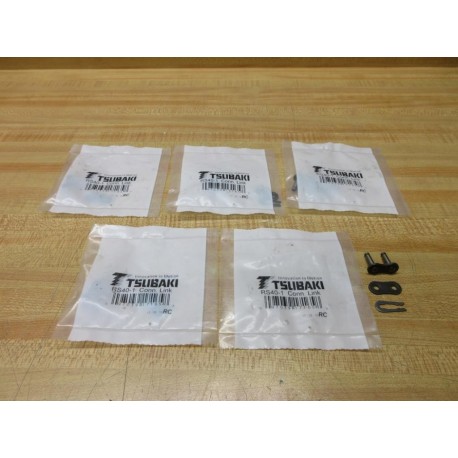 Tsubaki RS40-1-CL Connecting Link RS40-1 (Pack of 5)