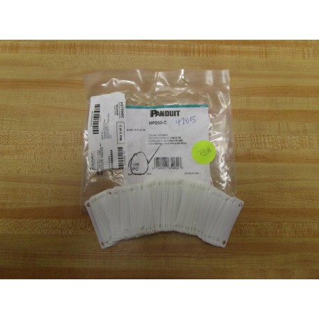 Panduit MP250-C Marker Plate MP250C (Pack of 100)