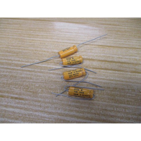 Sprague TVA-1308 Capacitor TVA1308 50UF Orange 0-50DC (Pack of 4) - New No Box